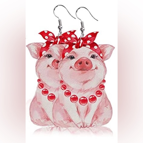 2 Pair Farmhouse Teardrop Earrings - Picture 3 of 4